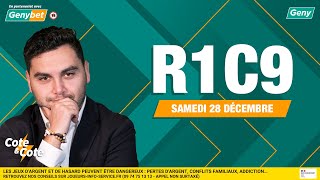 PRONOSTICS COURSES VINCENNES (R1-C9) | 28/12/2024 | COTE \u0026 COTE GENY COURSES AVEC GENYBET