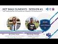 NET MAUI Sundays (Session 1)