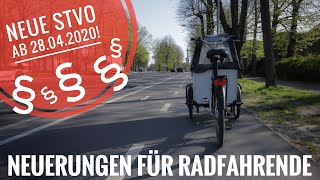 Neue StVO seit dem 28.04.2020! Mehr Rechte für Radfahrer in Deutschland? Wie sieht die Praxis aus?