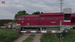 Železničné priecestie Gemerská Hôrka [SP1527] - 26.8.2021 / Žel. přejezd / Slovak railroad crossing