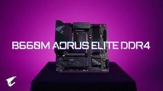 B660M AORUS ELITE DDR4 - BEST VALUE. GO ELITE | Trailer