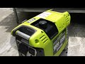 ryobi ryi2200 inverter generator quick start and review