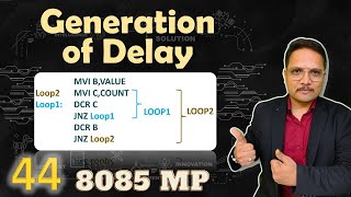 Generation of Delay in Microprocessor 8085: Why Timers Aren't Used