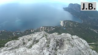 Hiking in Crimea. mount Ilyas-Kaya, Laspi