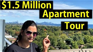 $1.5 Million Luxury Apartment House Tour In Canada | Inside A Penthouse Home | Canada Couple Vlogs