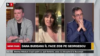 NEWS PASS. DANA BUDEANU ÎL FACE ZOB PE GEORGESCU / FOTBALISTUL CHIPCIU, ATAC DUR LA GEORGESCU. P3/3