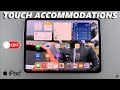 How To Turn OFF Touch Accommodation On iPad