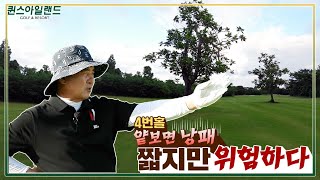 임진한 프로가 직접 나섰다~!! 퀸스아일랜드 4번홀 (Par5, 461yds) 공략법