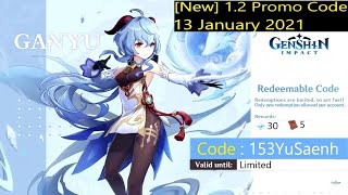 Redeem Code Genshin Impact  Free Primogem! 13 January 2021 [NEW]