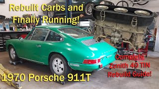 Cleaning and Rebuilding Zenith 40 TIN 3 Barrel Carburetors from Start to Finish! 1970 911T