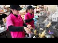 学生の町で戦う美人店員達の鍋振りに密着！１００人超の大行列の弁当屋 Fried Rice Master - Japanese Street Food