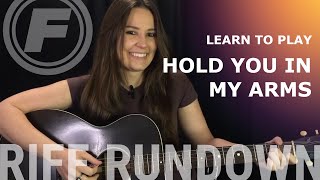 Learn to play "Hold You In My Arms" by Ray Lamontagne