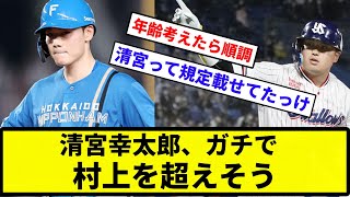 【超えそうっすよ！】清宮幸太郎、ガチで村上を超えそう【反応集】【プロ野球反応集】