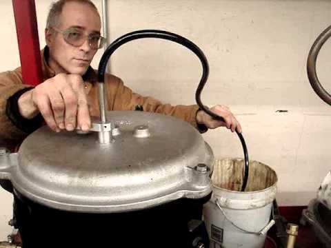 Skim tube installed on Simple Centrifuge Skim tube installed on Simple Centrifuge