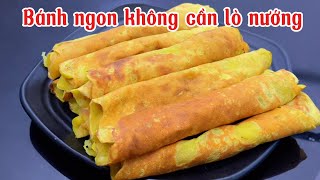 BÁNH CHUỐI SỮA NƯỚNG CHẢO ￼(ngon dễ làm)