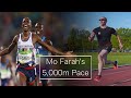 Just how fast was Mo Farah running? | Olympian Mo v Average Joe