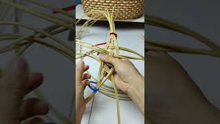 HOW TO WEAVE THE ORAL BASE WITH RATTAN #diy #bag #handmade