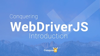 Intro to WebdriverJS