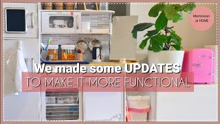 Fully Functional play kitchen for 1 year old | Montessori kitchen setup