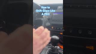 How To Shift Gears Like A PRO #carenthusiast #cars #howto