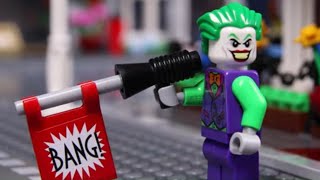 LEGO Joker Destroys Batmobile! STOP MOTION LEGO Batman Car Build | LEGO Batman | Billy Bricks