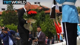 A Night of Defiance: Erdogan attending flower-laying ceremony