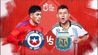 CHILE VS ARGENTINA SUB 20 🚨 EN VIVO 🚨 AMISTOSO INTERNACIONAL