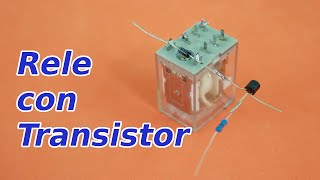 Como activar un relevador con transistor