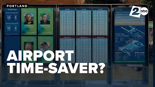 PDX unveils new display for security wait times ahead of holiday travel rush