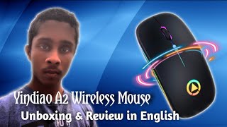 Yindiao A2 Wireless Mouse Unboxing \u0026 Quick Review in English 🇱🇰