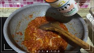 Masak apa kali ni???sambal tumis udang sempoi je