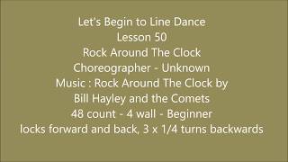 Let's Begin to Line Dance 50 Rock Around The Clock