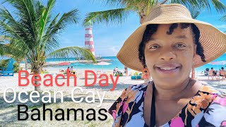 Perfect Beach Day in The Bahamas Ocean Cay Lighthouse Bay & Seakers Lagoon MSC Private Island #msc