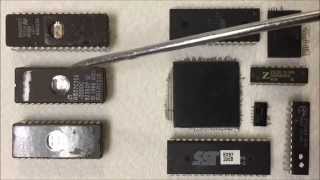 SCRAPPING: IC vs EPROM Chips. Which has more GOLD?