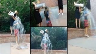 Lisa Hidalgo takes the ALS Ice Bucket Challenge