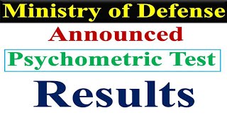 MOD Psychometric Test Result 2023 | MOD Psychometric Test | MOD Updates |