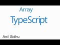TypeScript tutorial for beginners #6 Array