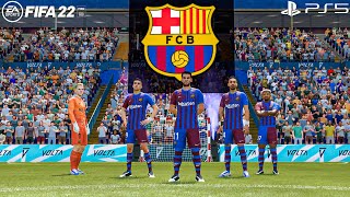 FIFA 22 PS5 | Barcelona Vs Real Madrid Ft. Aubameyang, Adama Traore, | Volta Football | Gameplay