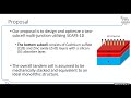 design and simulation of etl free perovskite si tandem cell with 33% efficiency