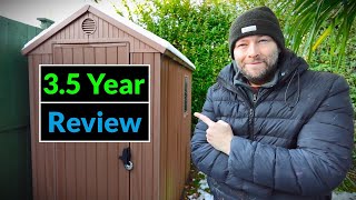 Keter Darwin 6x4 Shed Review (After 3.5 Years) Are Plastic Sheds Better than Wood?
