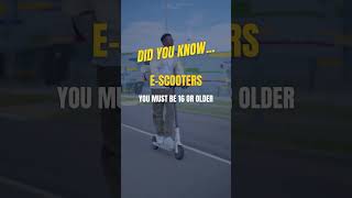 Need to Know - E-Bikes E-Scooters and Motor-Driven Cycles