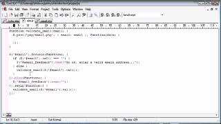 jQuery Tutorial 110 Email validation YouTube