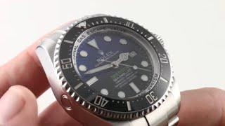 Rolex Deepsea Sea-Dweller D-Blue “James Cameron” 116660 Luxury Watch Review