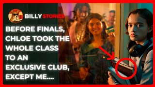RIGHT BEFORE FINALS WEEK, CHLOE, THE SCHOOL'S RESIDENT RICH GIRL AND PROM QUEEN, VOLUNTEERED TO...