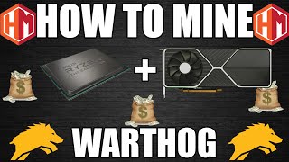 Crypto Mining Profits Soaring!!! How To Mine WARTHOG!!!