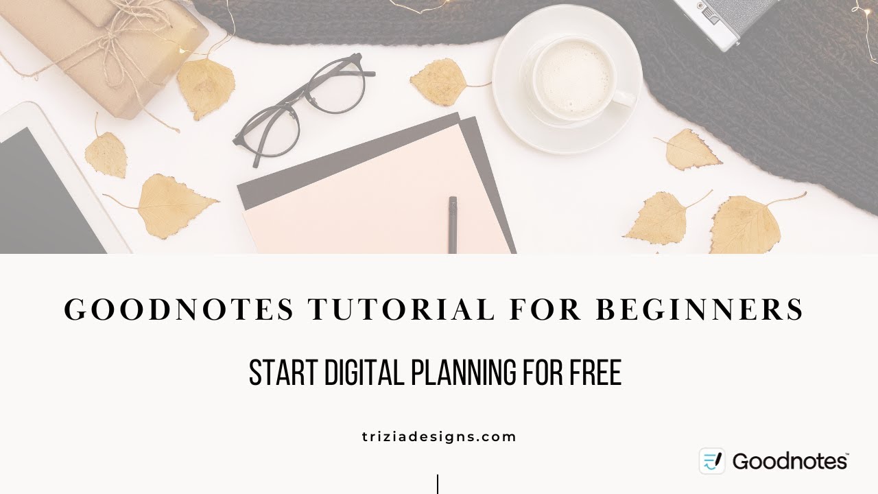 Goodnotes Tutorial For Beginners Youtube