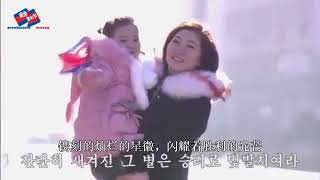 [Chinese subtitles] [中文字幕】朝鲜歌曲North Korean song: 우리의 국기 | 我们的国旗 | Our National Flag