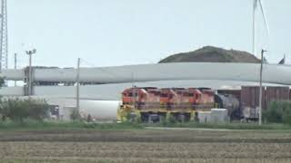 Driving by a TPW freight train in Wolcott, IN 6-5-22