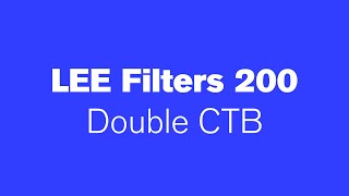 LEE Filters 200 - Double CTB screen (Color Correction) - 10 hours 4K Color Gel Test