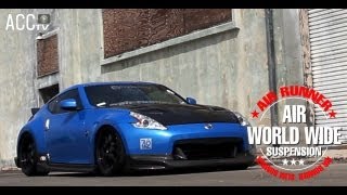 ACCtv NISSAN Z V37 airrunner airsuspension systems